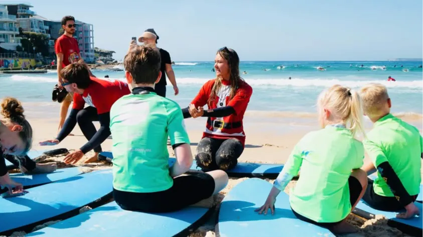 본다이 비치 서핑 레슨