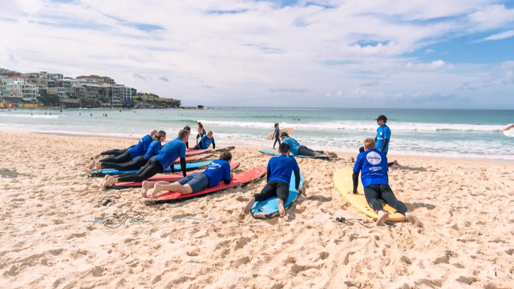 본다이 비치 서핑 레슨
