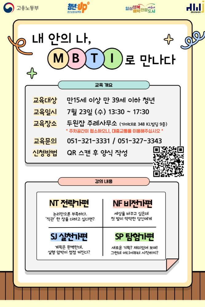 7.23 내 안의 나, MBTI로 만나다