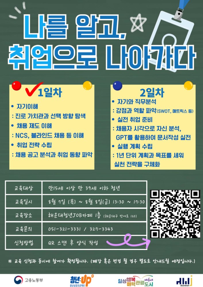 8.7 나를 알고, 취업으로 나아가다 (1일차)
