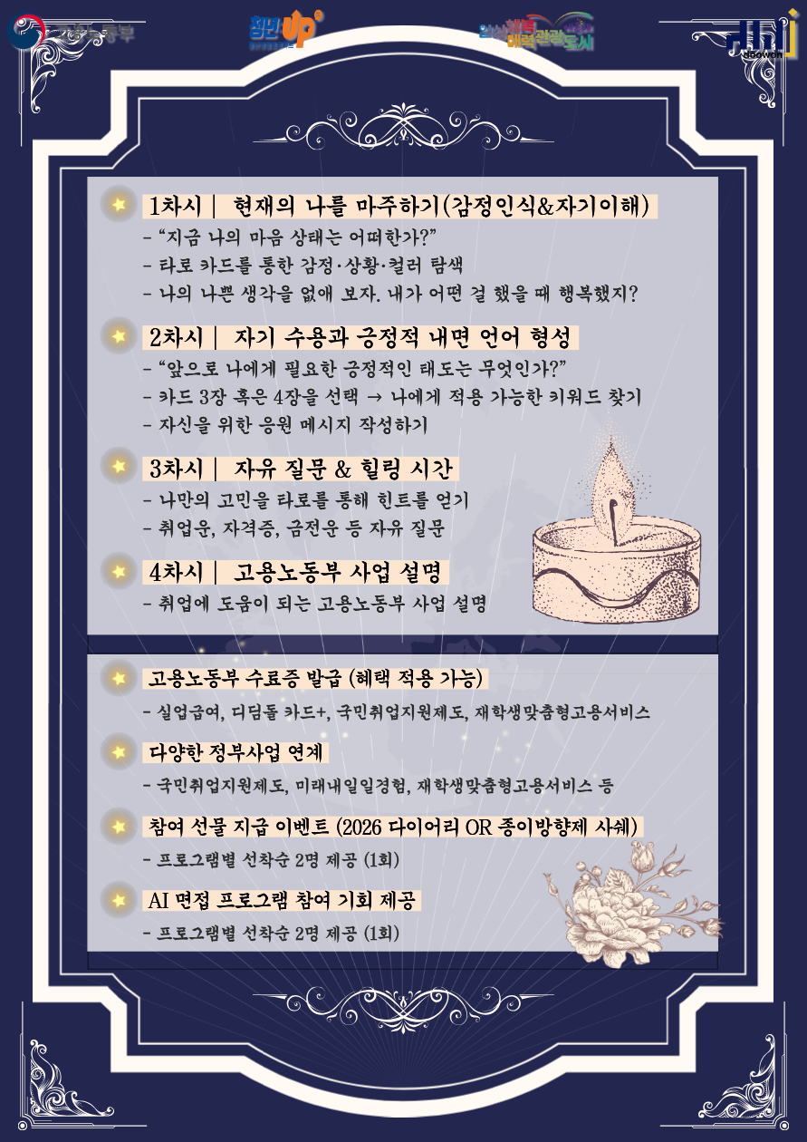 5.19 지친 하루, 타로로 쉬어가는 위로와 회복의 힐링타임