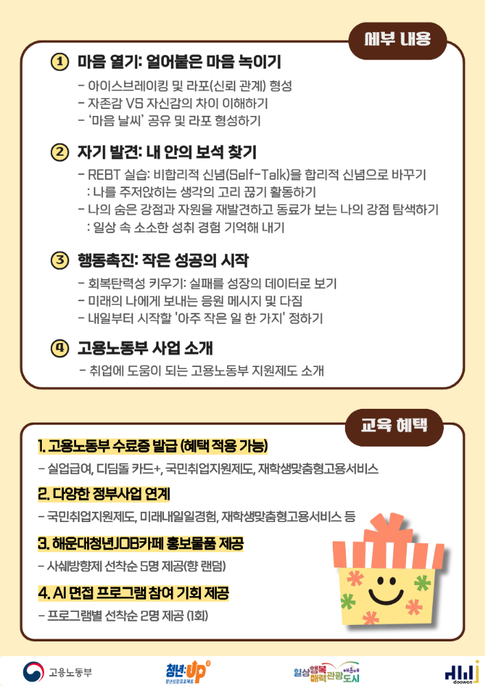7.27 청년 자존감 향상 캠프 : 회복과 도약을 위한 당당한 발걸음